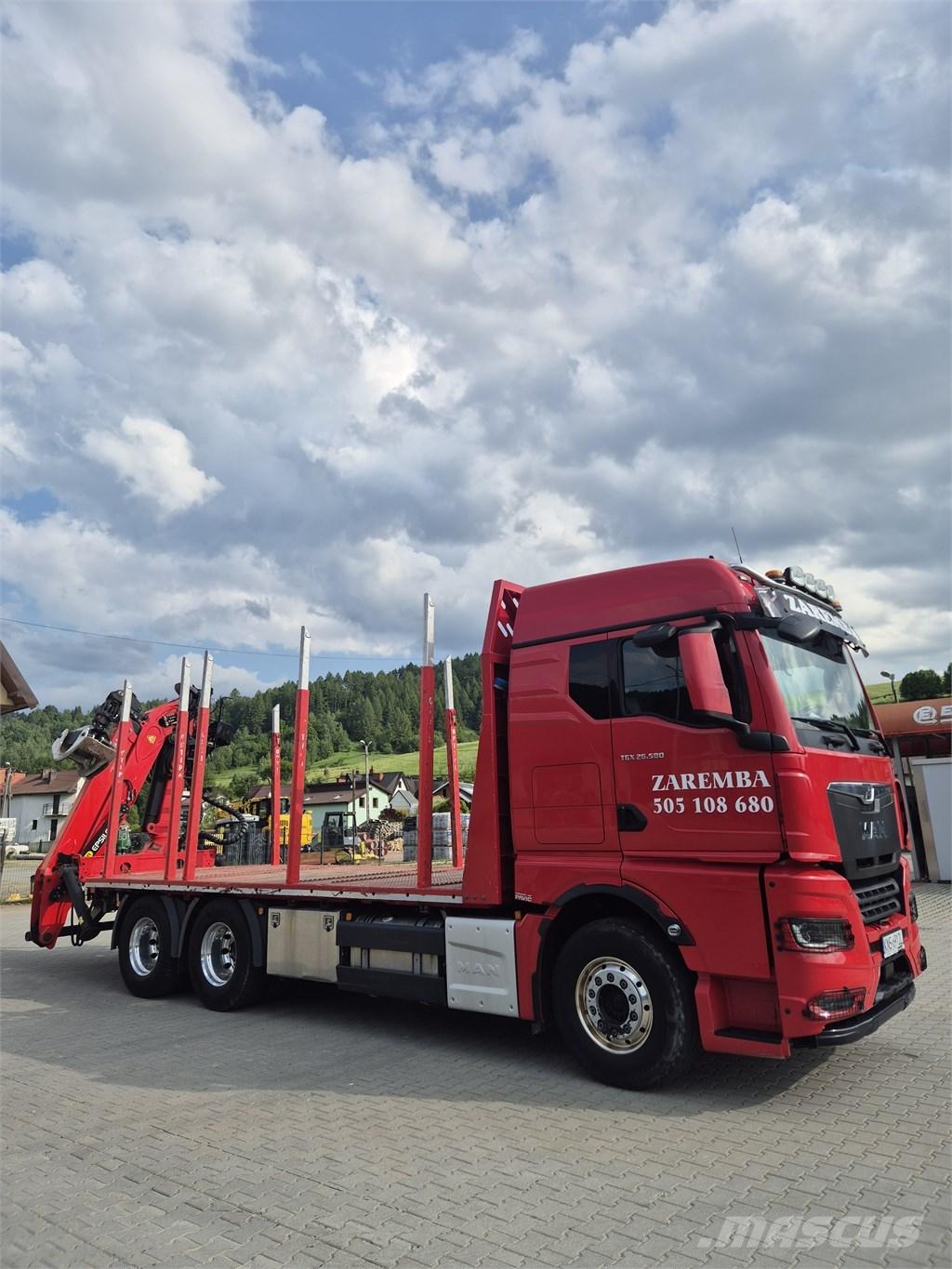 MAN TGX 26.580 Φορτηγά ξυλείας