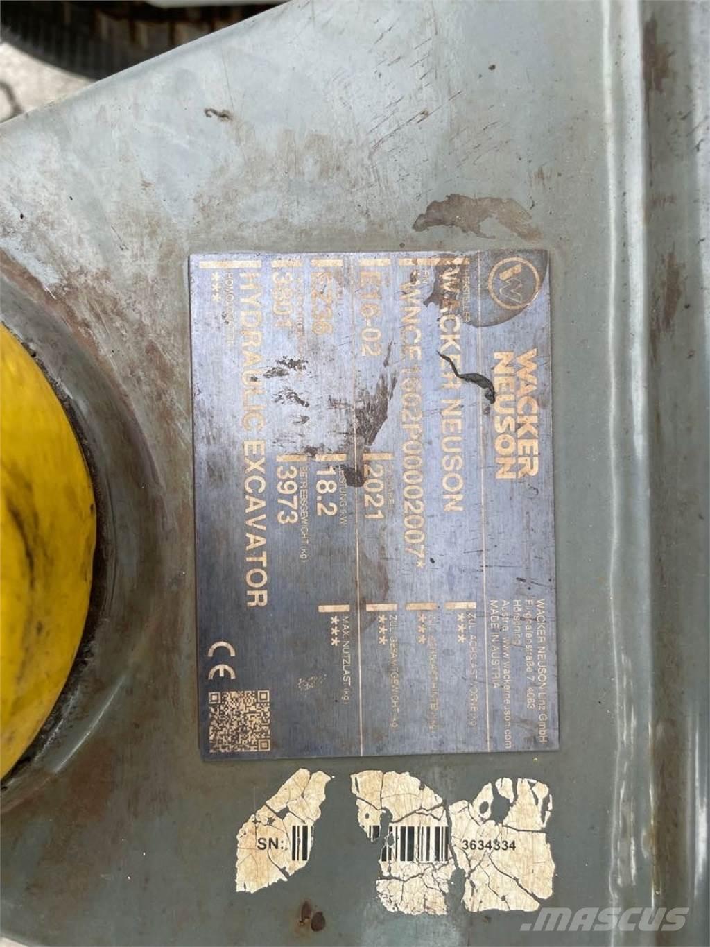 Wacker Neuson EZ36 Εκσκαφείς με ερπύστριες