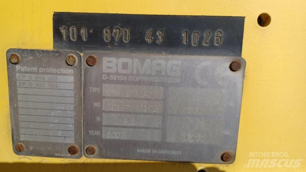 Bomag BW 174 A C Οδοστρωτήρες συνδυαστικοί