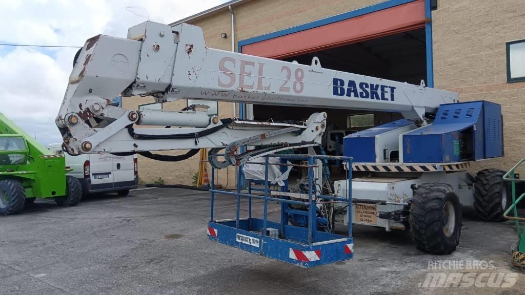  basket SEL 28 Ανυψωτήρες με τηλεσκοπικό βραχίονα