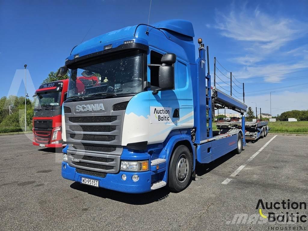 Scania R 450 Νταλίκες μεταφοράς οχημάτων