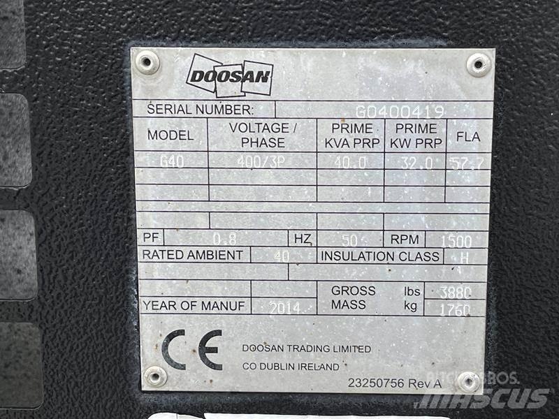 Doosan G 40 Γεννήτριες ντίζελ