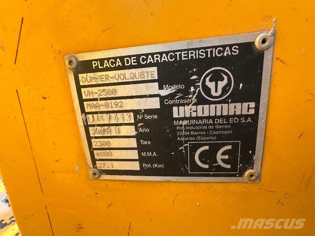 Uromac VH2500 Dumpers εργοταξίου