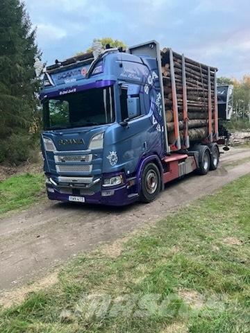 Scania R650B6X4NB Φορτηγά ξυλείας