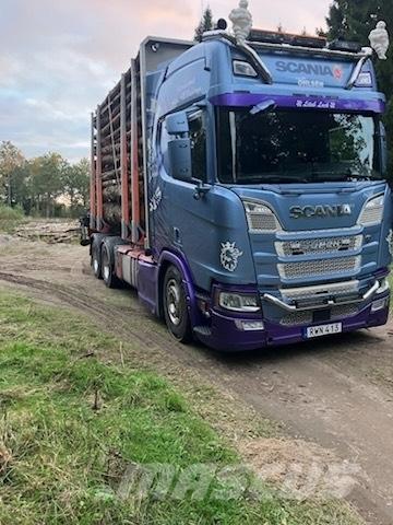 Scania R650B6X4NB Φορτηγά ξυλείας