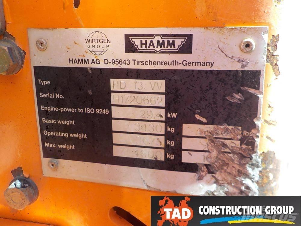 Hamm HD 13 VV Οδοστρωτήρες διπλού κυλίνδρου