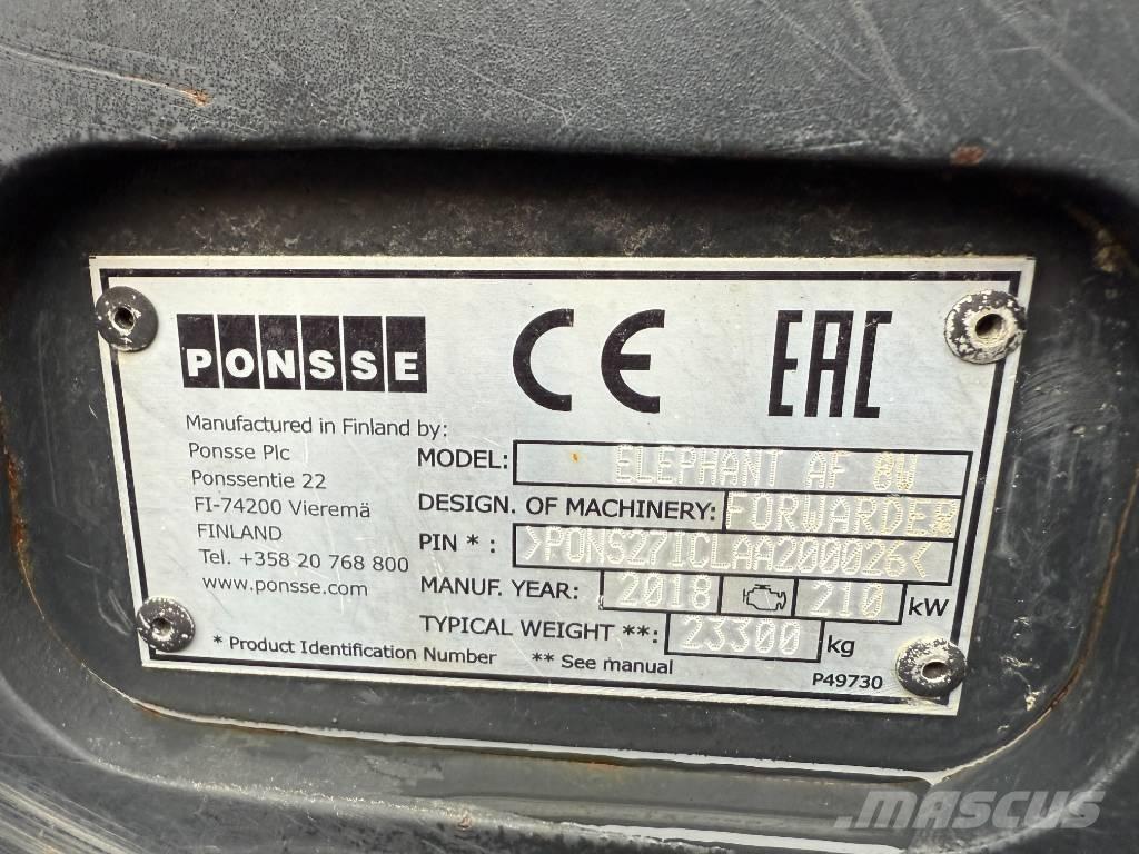 Ponsse Elephant Μεταφορείς ξυλείας