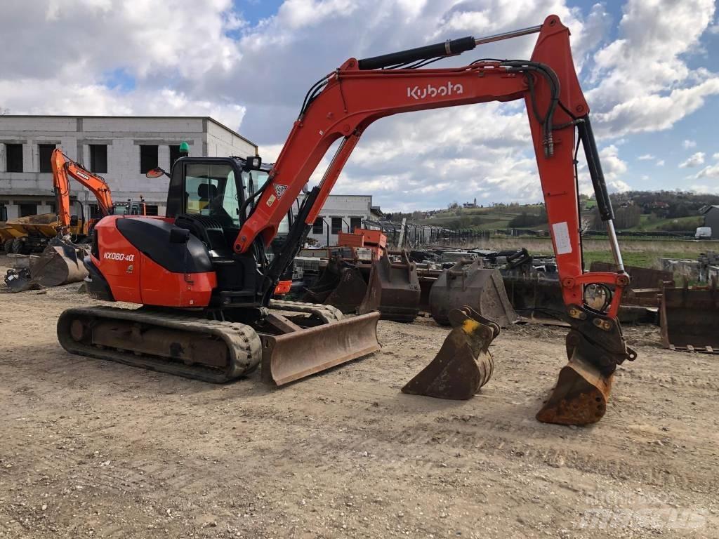 Kubota KX 080-4 Εκσκαφείς με ερπύστριες