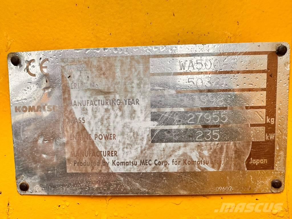 Komatsu WA500-3 Φορτωτές με λάστιχα (Τροχοφόροι)
