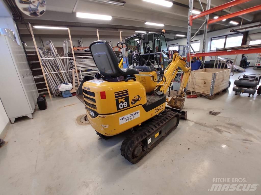 Komatsu PC 09-1 Εκσκαφάκι (διαβολάκι) < 7t