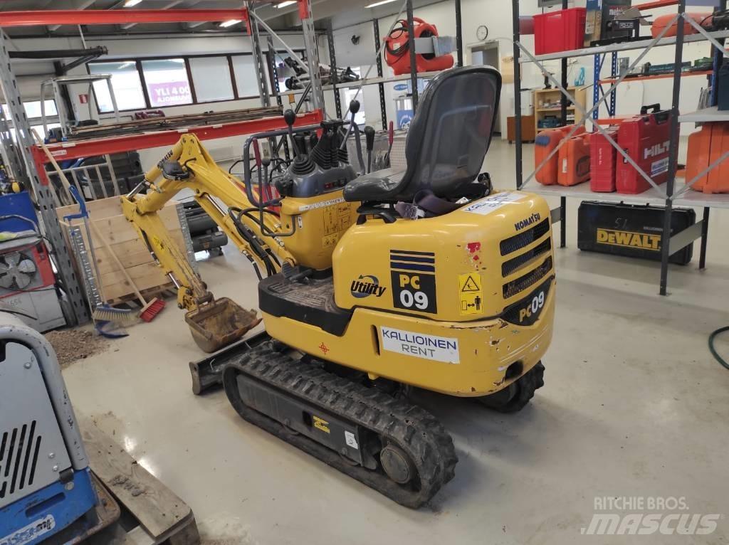 Komatsu PC 09-1 Εκσκαφάκι (διαβολάκι) < 7t