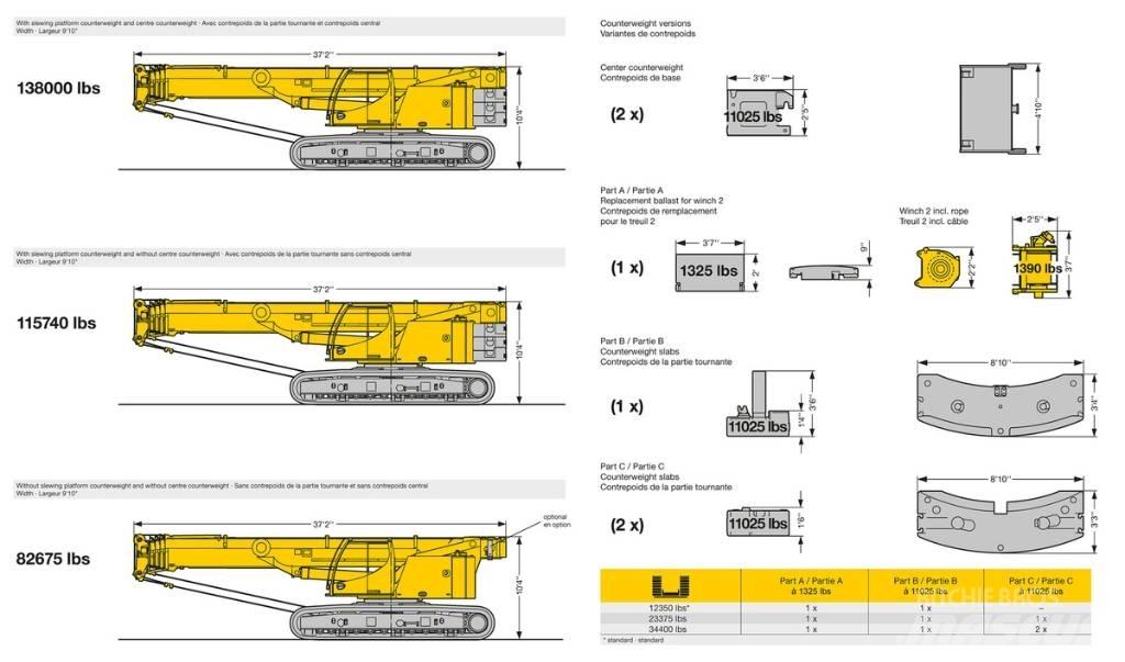 Liebherr LTR1060 Γερανοί με ερπύστριες