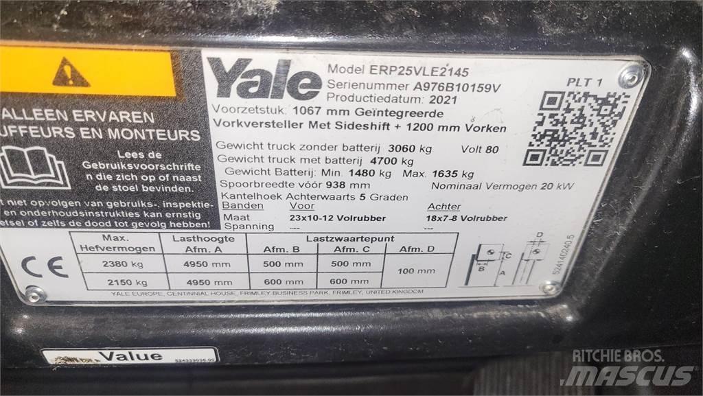 Yale ERP25VL 2021 Ηλεκτρικά περονοφόρα ανυψωτικά κλαρκ