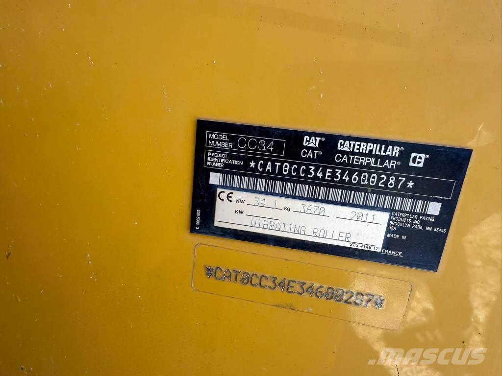 CAT CC 34 Οδοστρωτήρες συνδυαστικοί