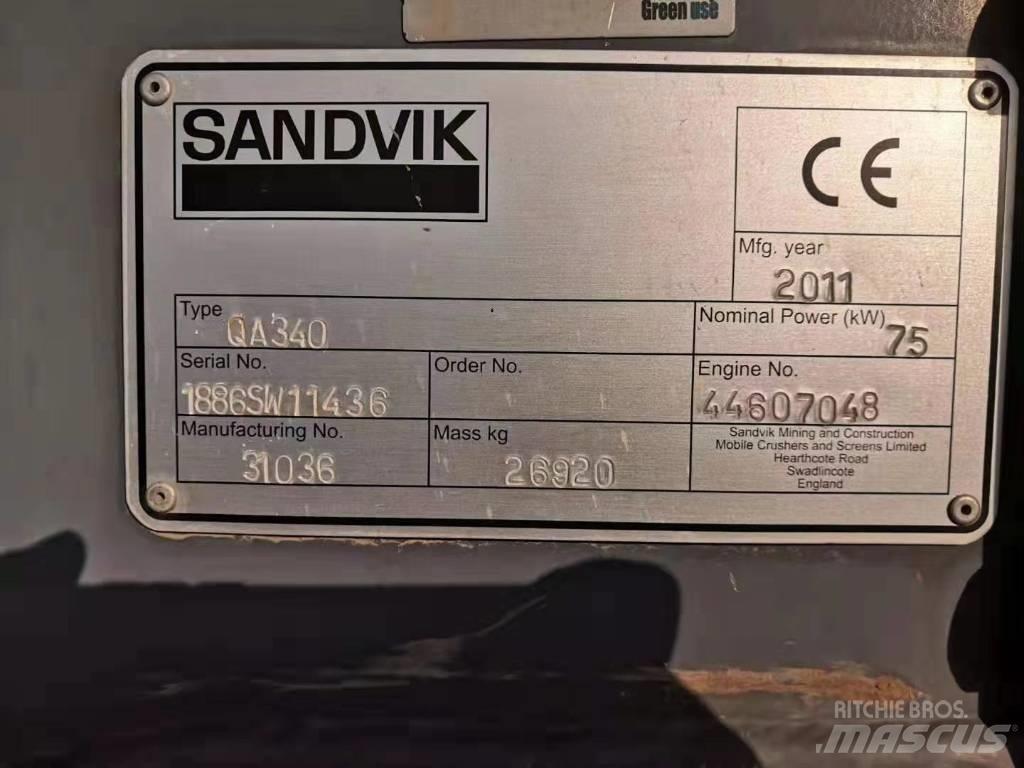 Sandvik QA 340 Μηχανές κοσκινίσματος