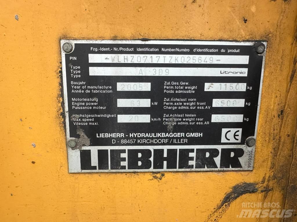 Liebherr A 309 Εκσκαφείς με τροχούς - λάστιχα