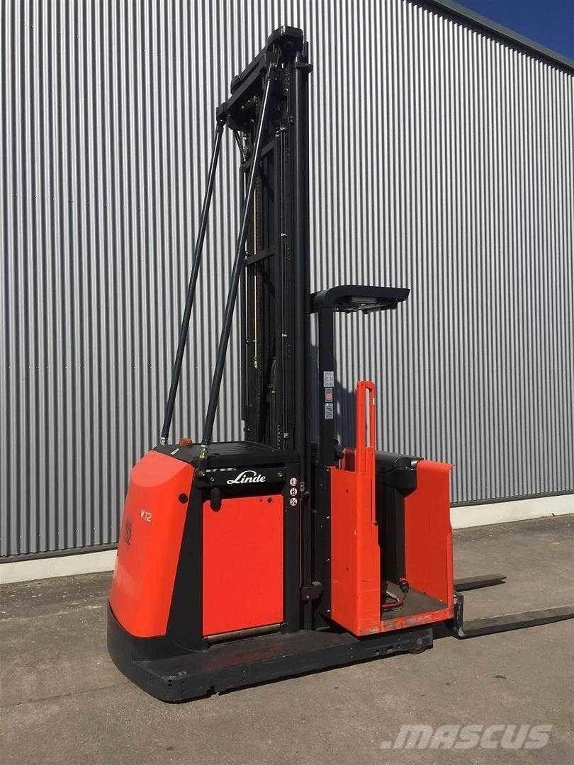 Linde V12 Περονοφόρο ανυψωτικό συλλογής παραγγελιών μεγάλου ύψους