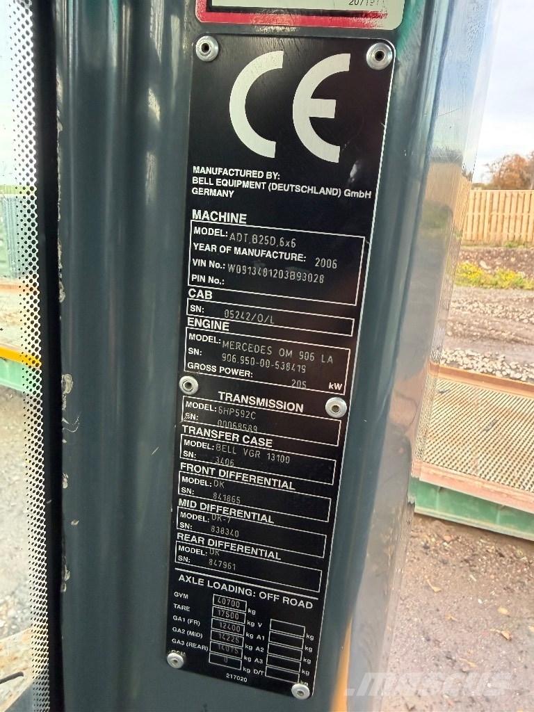 Bell B 25 D Σπαστό Dump Truck ADT