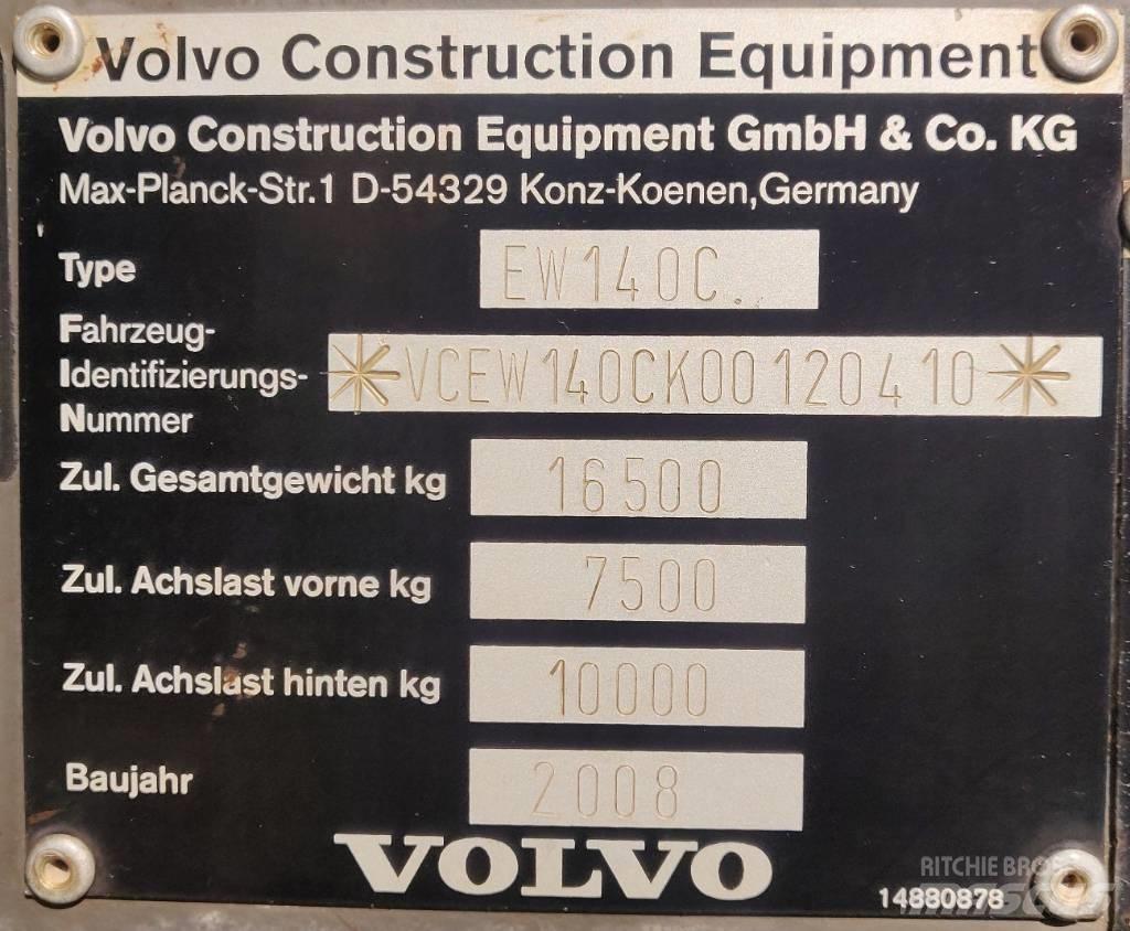 Volvo EW 140 C Εκσκαφείς με τροχούς - λάστιχα
