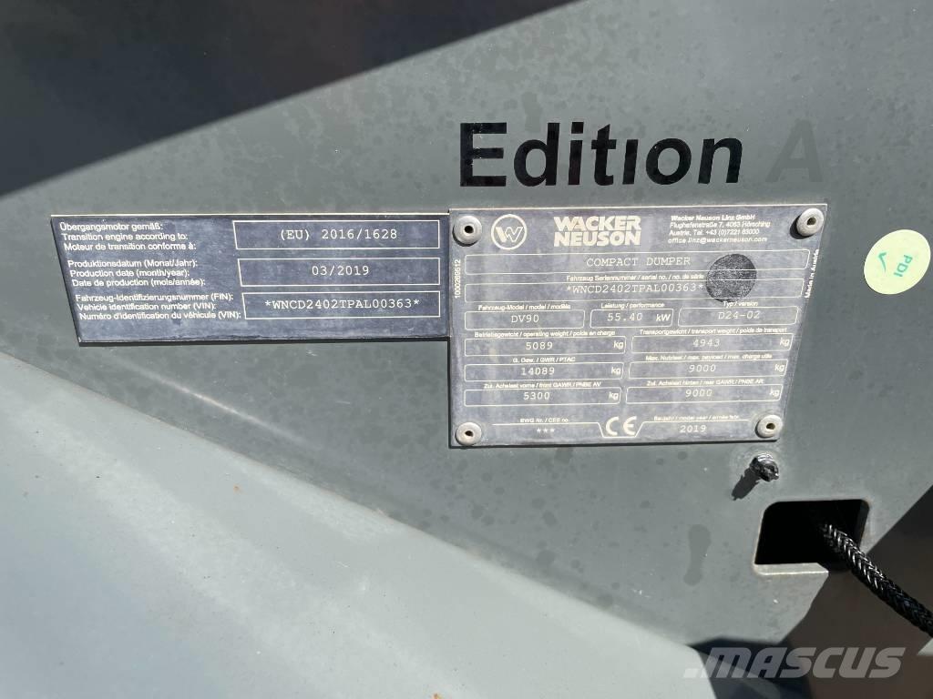 Wacker Neuson DV 90 Dumpers εργοταξίου