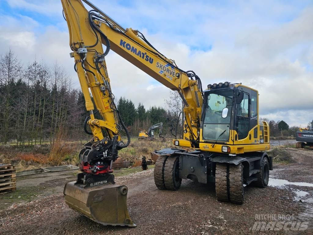 Komatsu PW148-8 Εκσκαφείς με τροχούς - λάστιχα