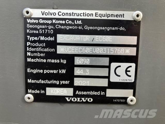 Volvo EC 60 E Εκσκαφείς με ερπύστριες