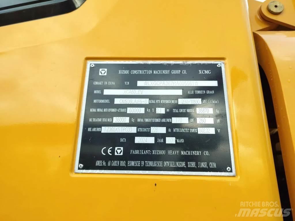 XCMG XCA60_EV Γερανοί παντός εδάφους