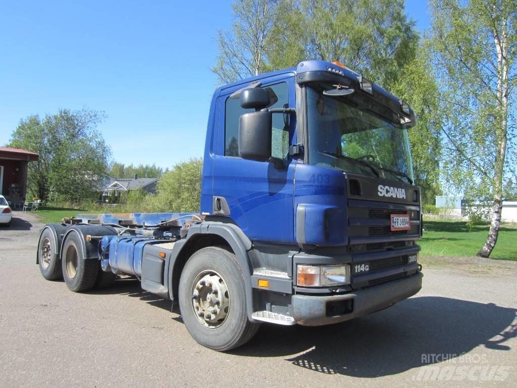 Scania P114 GB Φορτηγά με γερανό & γάτζο