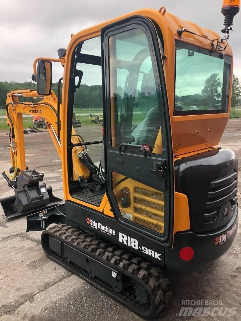 Hyundai R18 - 9AK Εκσκαφάκι (διαβολάκι) < 7t