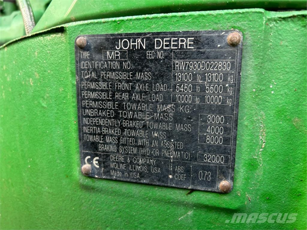 John Deere 7930 Τρακτέρ