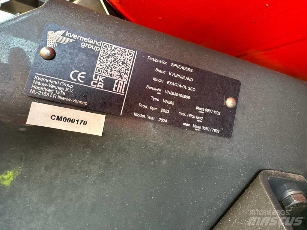 Kverneland CL 1300 Διαστρωτήρες ανοργάνων