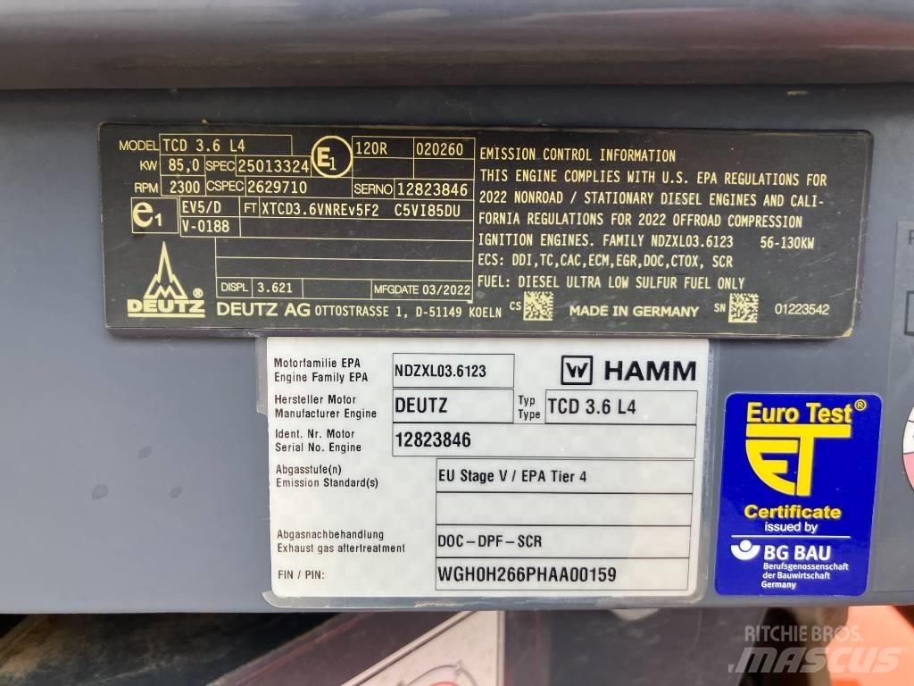 Hamm H12i Κύλινδροι συμπίεσης εδάφους