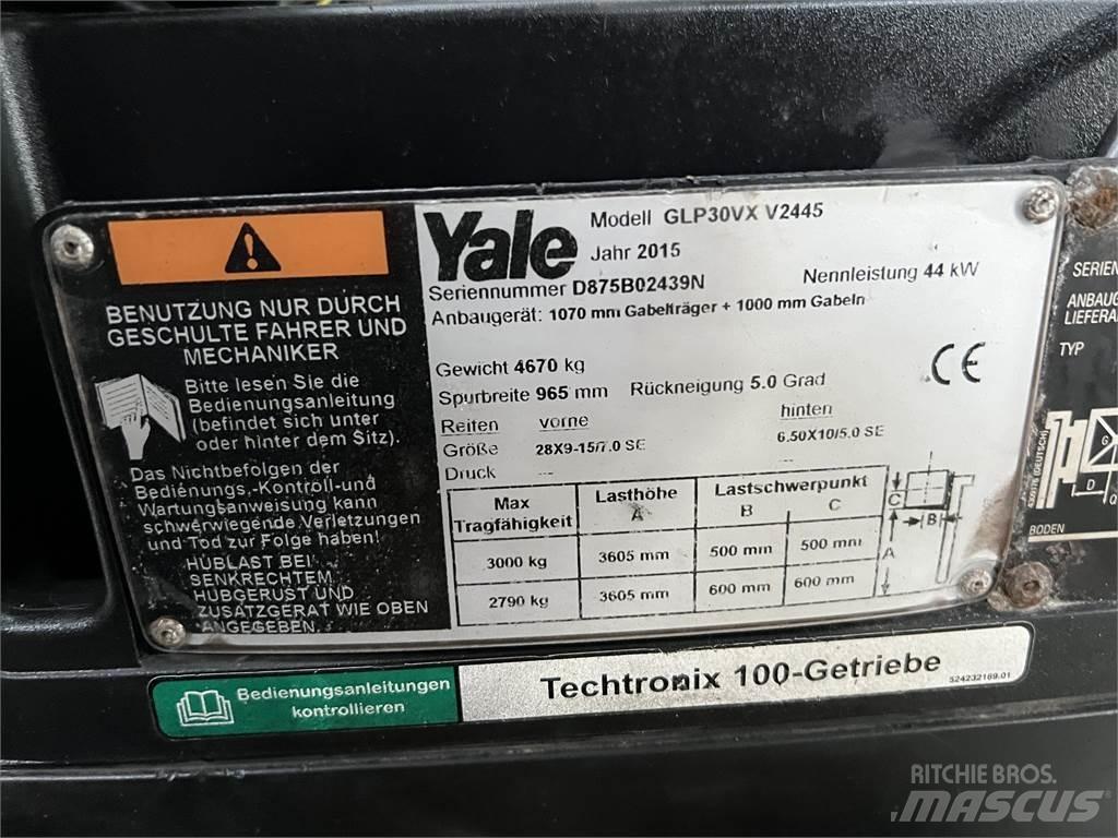 Yale GLP30VXV2445 Περονοφόρα ανυψωτικά κλαρκ με φυσικό αέριο LPG