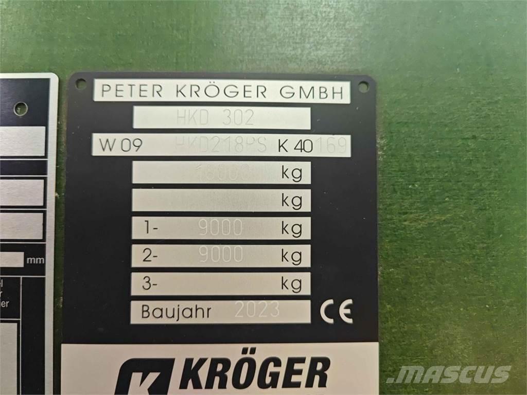 Kröger HKD 302 Ανατρεπόμενες ρυμούλκες