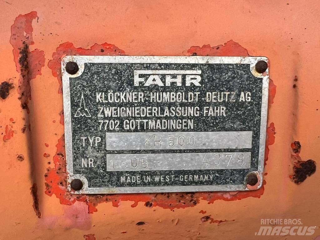 Deutz-Fahr KH 500 DN Τσουγκράνες και χορτοξηραντικές μηχανές