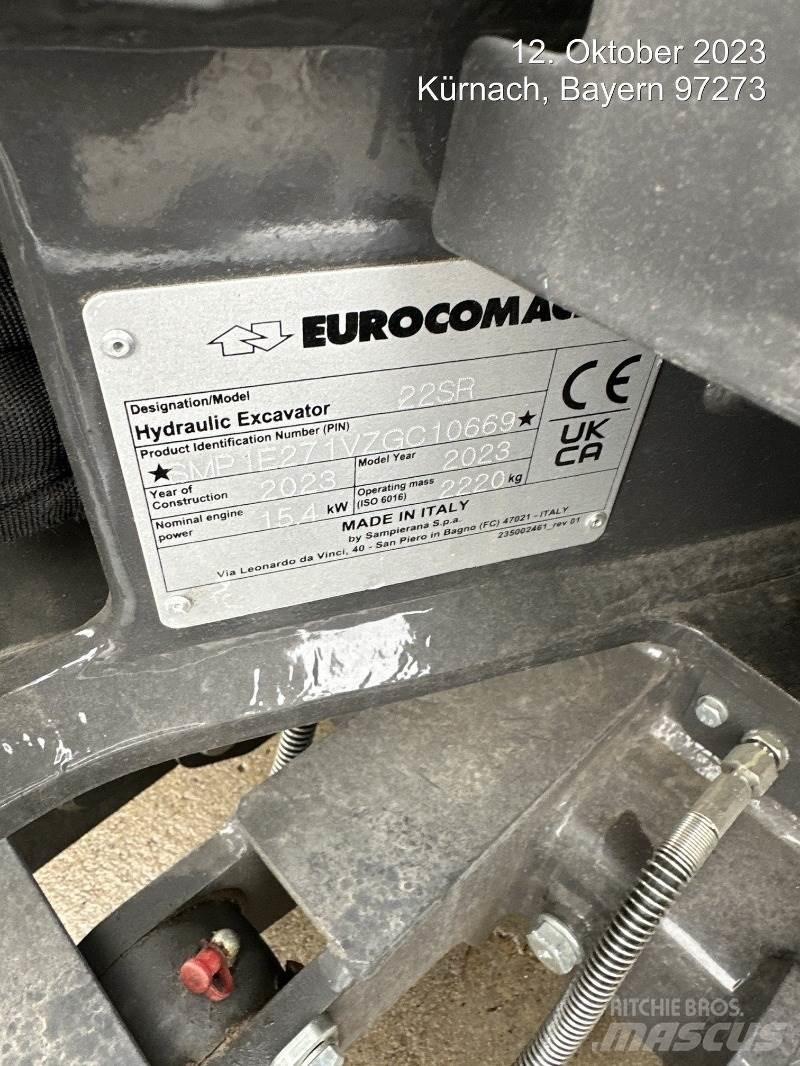 Eurocomach 22SR Εκσκαφάκι (διαβολάκι) < 7t