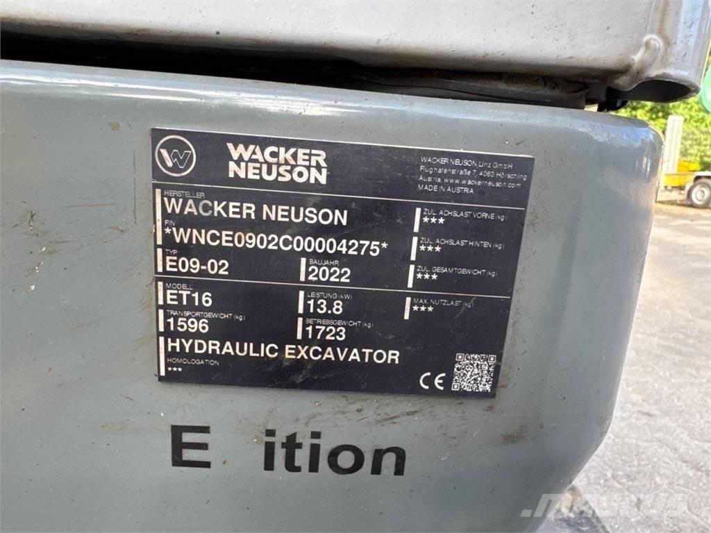 Wacker Neuson ET16 Εκσκαφείς με ερπύστριες