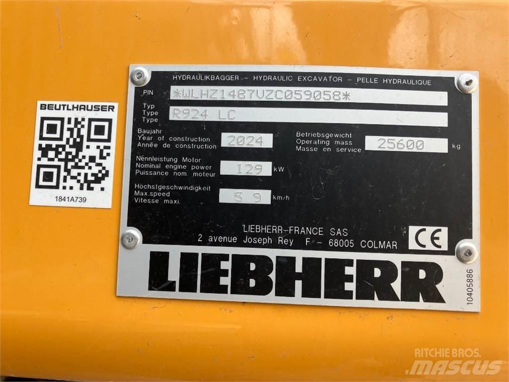 Liebherr R924 Εκσκαφείς με ερπύστριες