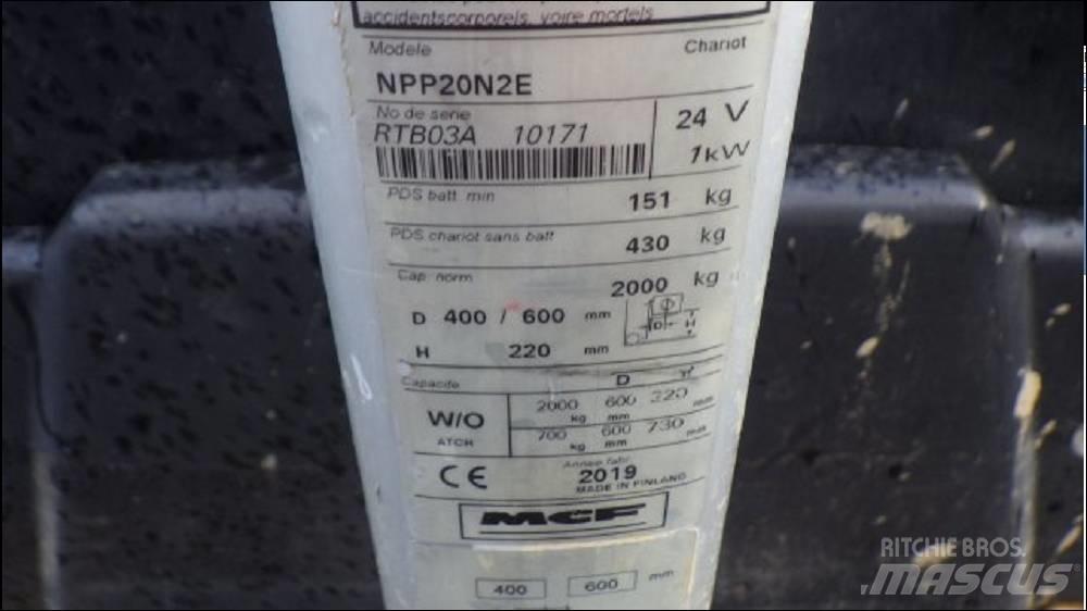 CAT NPP 20 N2E Χειροκίνητο περονοφόρο ανυψωτικό