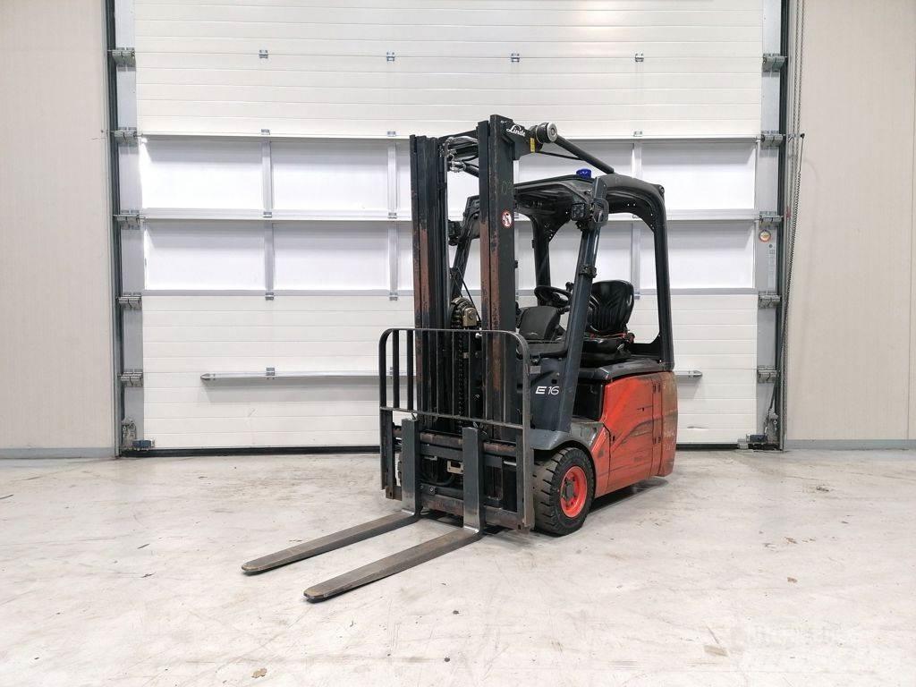 Linde E16C-01 Ηλεκτρικά περονοφόρα ανυψωτικά κλαρκ