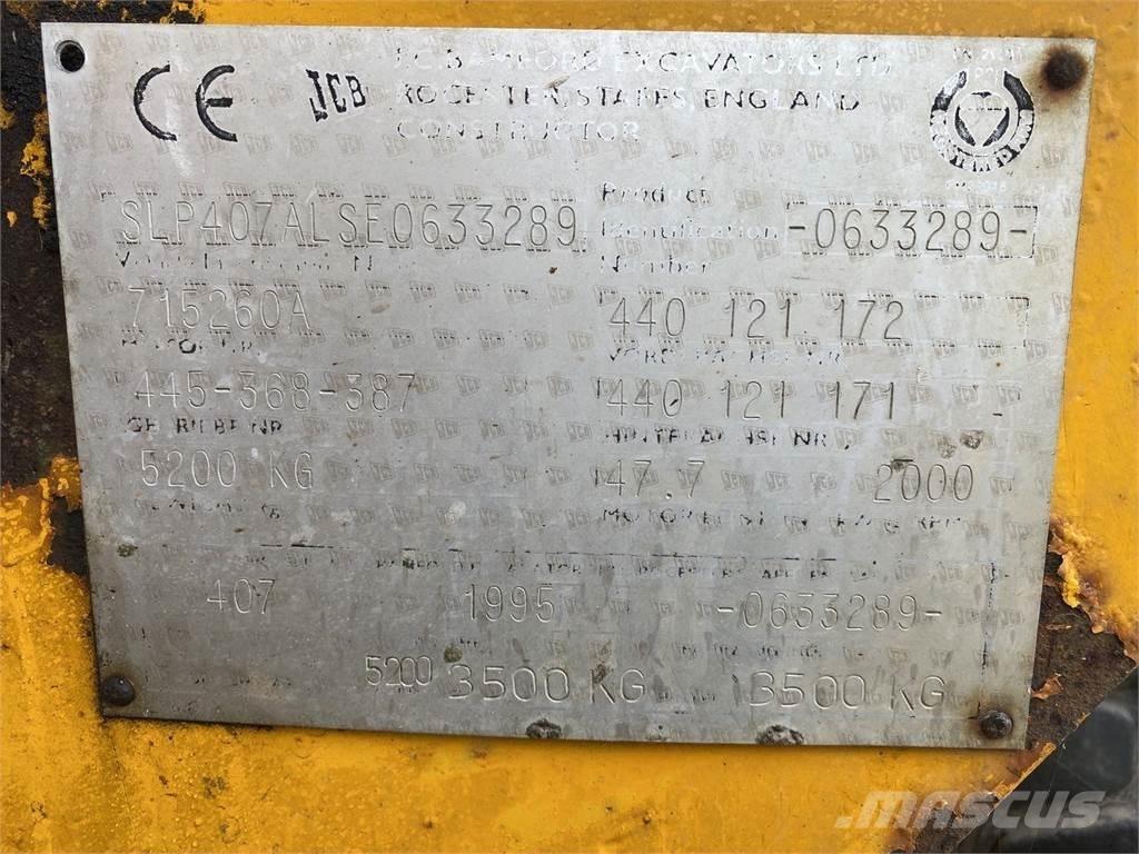 JCB 407 Φορτωτές πολλαπλών χρήσεων