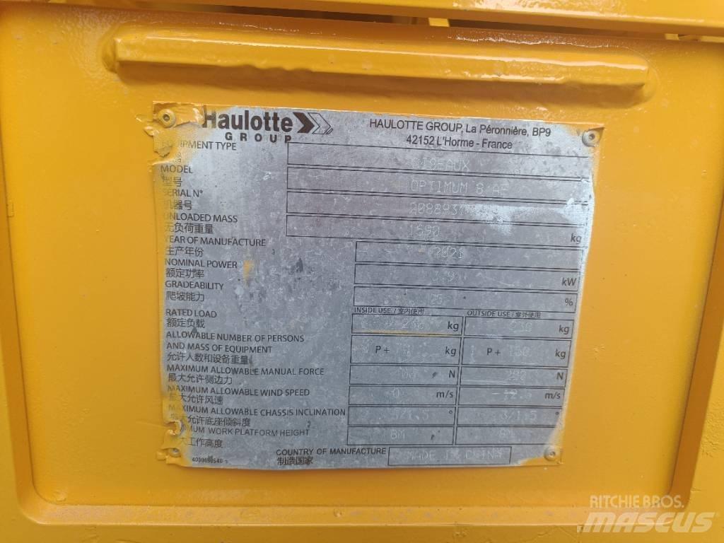 Haulotte OPTIMUM 8 Ανυψωτήρες ψαλιδωτής άρθρωσης