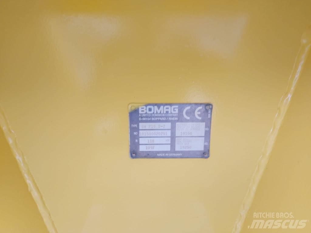 Bomag BW 219 D-2 Οδοστρωτήρες μονού κυλίνδρου