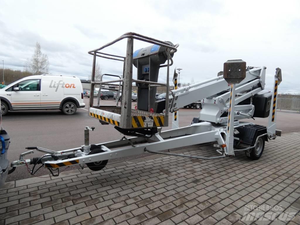 Dino 160 XT Skylift Εναέριες πλατφόρμες τοποθετημένες σε ρυμούλκα