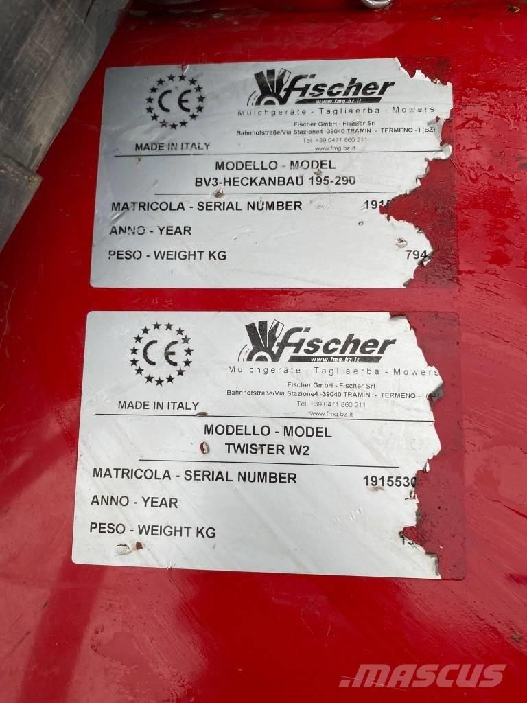 Fischer BV 3 195 -290 Χορτοκοπτικά και κορυφολόγοι βοσκοτόπων