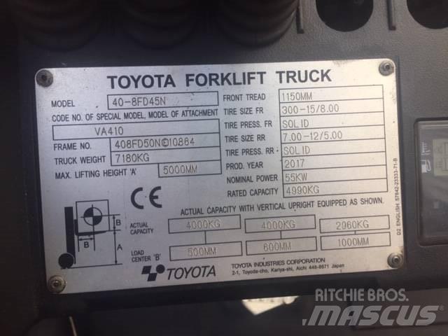 Toyota 40-8FD45N Πετρελαιοκίνητα Κλαρκ