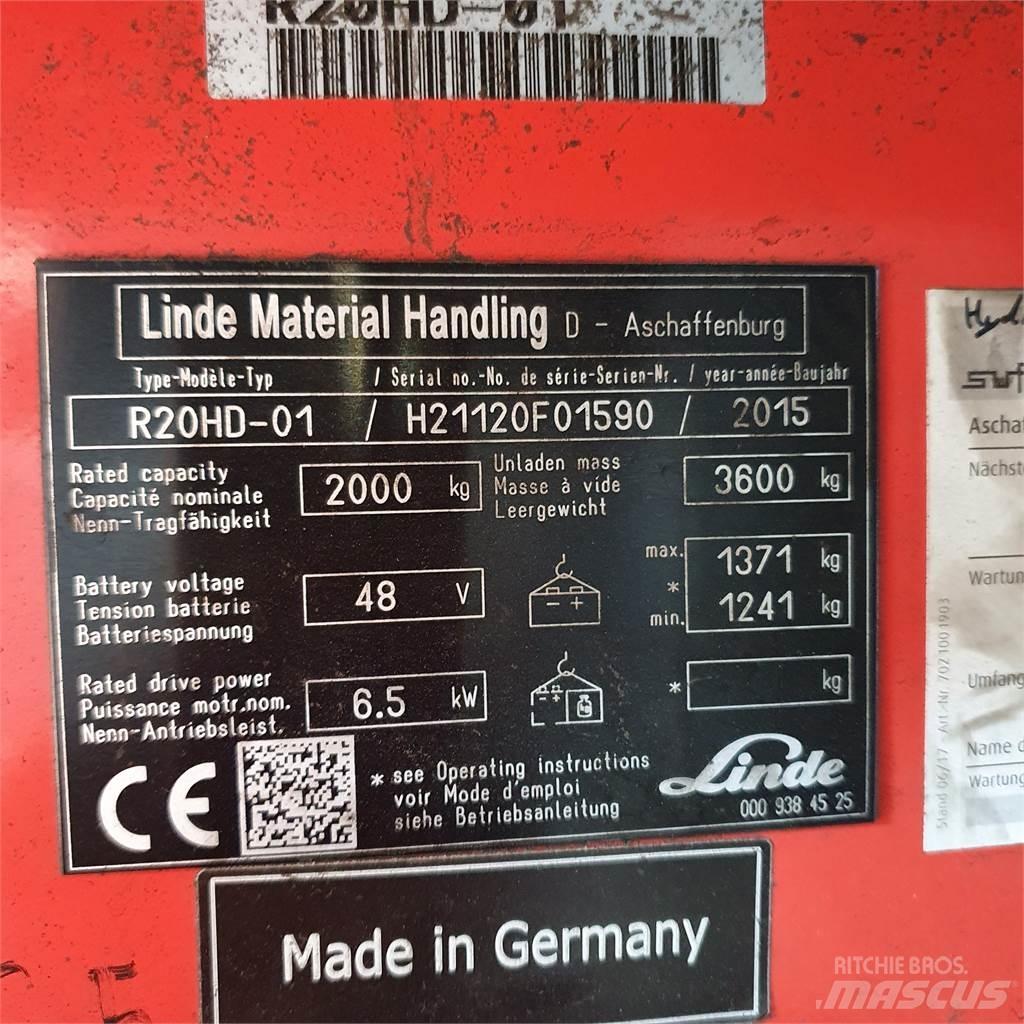 Linde R20HD Ανυψωτικά στενών δρόμων
