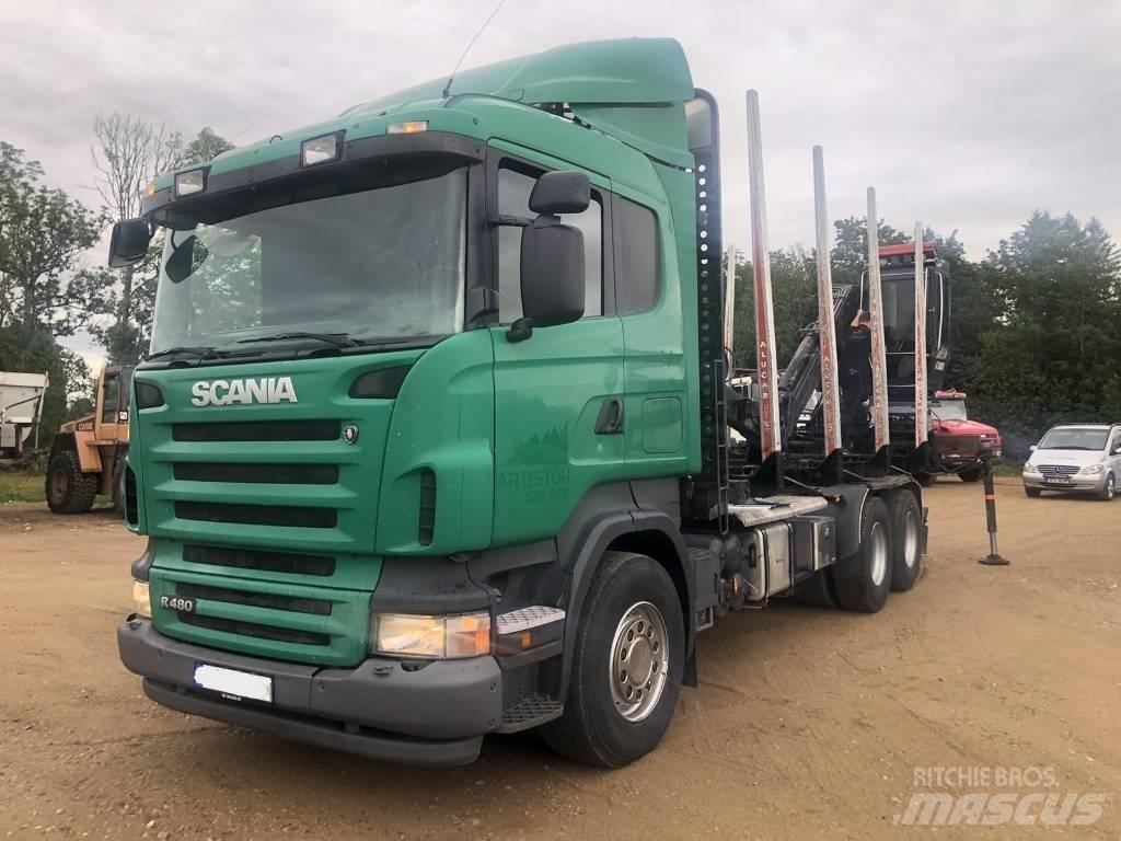Scania R 480 Φορτηγά ξυλείας