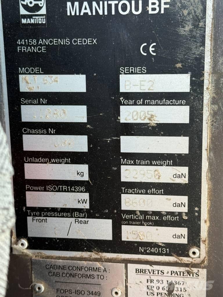 Manitou MLT 634-120 Τηλεσκοπικοί ανυψωτές