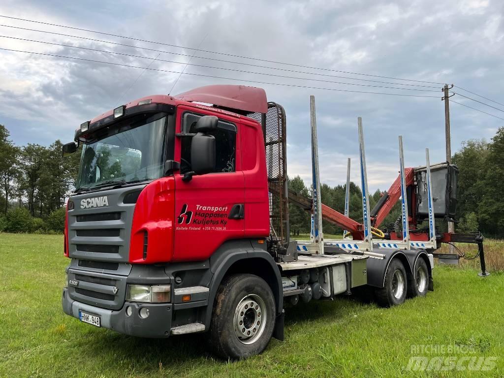 Scania R 500 Φορτηγά ξυλείας